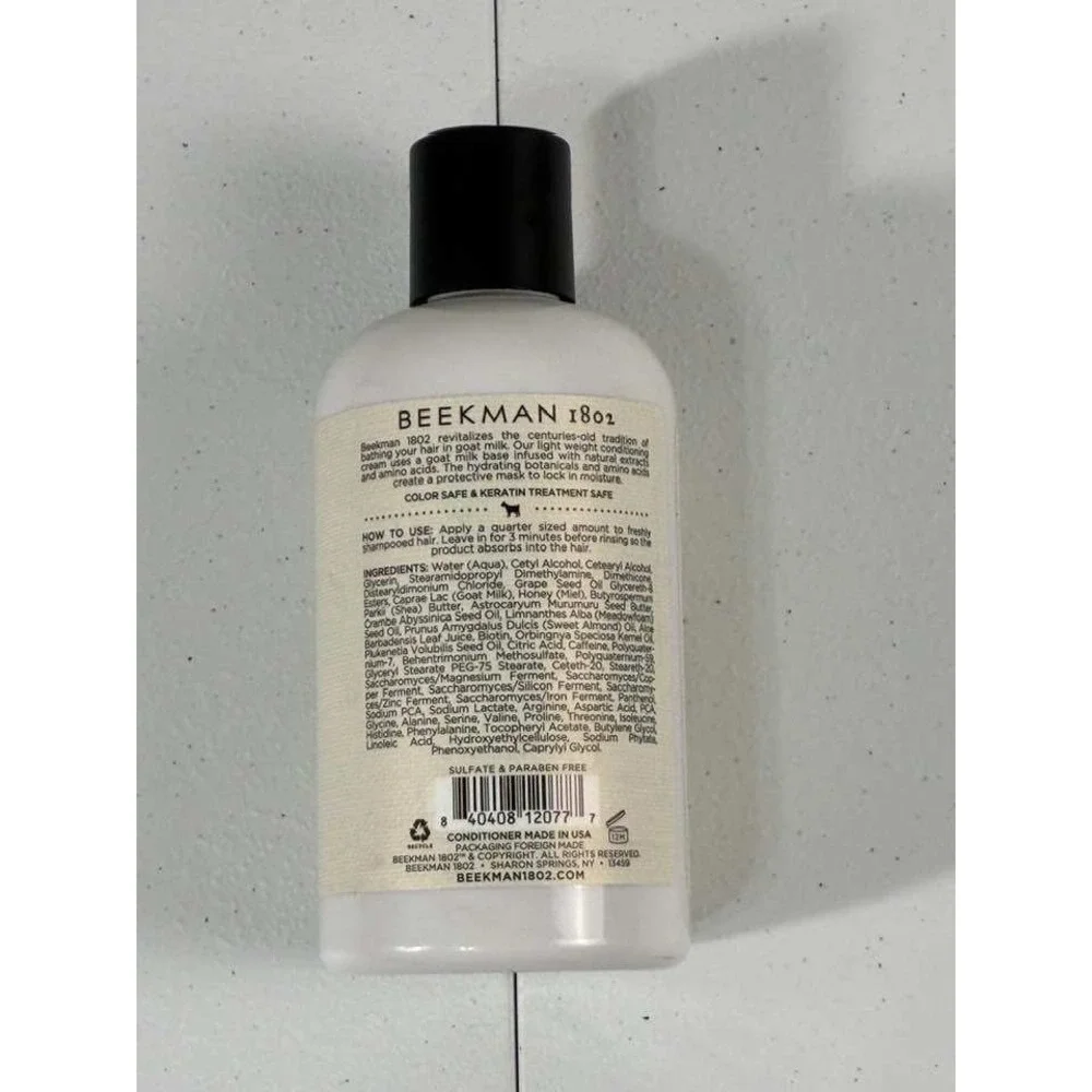 Beekman 1802 Pure Goat Milk Conditioner Hydrating‎ Treatment Sealed Made in USA